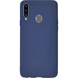 Чохол-накладка Toto 1 mm Matt TPU Case Samsung Galaxy A20s Navy Blue