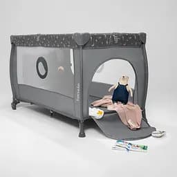 Манеж-ліжечко Lionelo Stefi Plus Grey White, сіро-білий (LO-STEFI PLUS GREY WHITE) - мініатюра 5