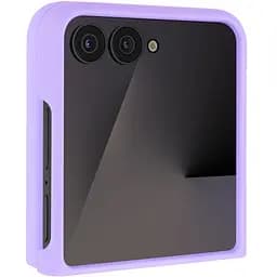 Чохол Foldables Silicone Cover Lakshmi AAA для Samsung Galaxy Z Flip6 / Flip7 FE Бузковий / Dasheen