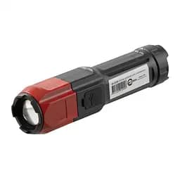 Ліхтар ручний Intertool LB-0120 світлодіодний XPE акумуляторний Li-Ion zoom чотири режими яскравість 120 лм USB зарядка - мініатюра 3