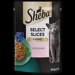 Набір вологого корму для котів Sheba, Мікс 15 шт. + з куркою та яловичиною в соусі 5 шт. 1.7 кг (20 шт. х 85 г) - мініатюра 2