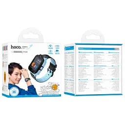 Дитячий смарт-годинник Hoco Y104 4G Children Phone-Watch Blue - мініатюра 2