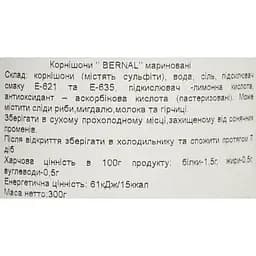 Корнішони Bernal Encurtidos Pepinillos Sabor Anchoa зі смаком анчоуса 300 г - мініатюра 6