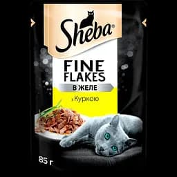 Набір вологого корму для котів Sheba, Мікс 15 шт. + з куркою та яловичиною в соусі 5 шт. 1.7 кг (20 шт. х 85 г) - мініатюра 4