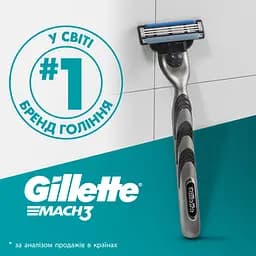Змінні картриджі для гоління Gillette Mach3, 2 шт. - мініатюра 8