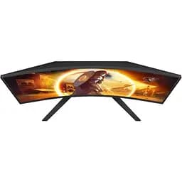Монітор TFT 31.5" AOC CQ32G4VE, VA, QHD, 180Гц, 0,5 мс, вигнутий, 2хHDMI, DP, чорно-сірий (CQ32G4VE)