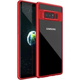 Чохол-накладка iPaky Transparent Acrylic with TPU bumper Samsung Galaxy Note 8 Red