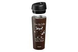 Термочашка Ardesto Coffee time Raccoon 450 мл коричневий - мініатюра 2