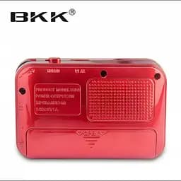 Радіоприймач з FM USB MicroSD BKK S99 радіо на акумуляторі 18650 Червоний - мініатюра 2