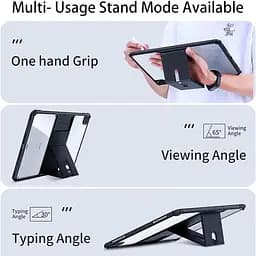TPU+PC чохол Xundd Stand c посиленими кутами для Apple iPad Pro 11 (2024-25) Чорний - мініатюра 4