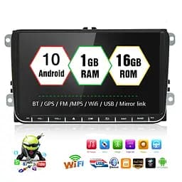 Штатна магнітола XPRO Volkswagen 9 UNIVERSAL Android 12 4+32GB - з картплеєм та кольоровими кнопками (42425-K9021-32GB_6083) - мініатюра 5