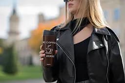 Термокухоль Ardesto Coffee Time 450 мл Коричневий AR2645CB - мініатюра 2