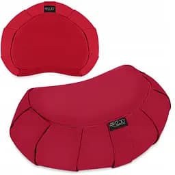 Подушка для йоги та медитації 4FIZJO Zafu напівкругла 40 x 30 x 12 см Red (P-5907739315496) - мініатюра 2