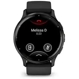 Смарт-годинник Garmin Venu 3 Slate Stainless Steel Bezel with Black Case and Silicone Band (010-02784-51) - мініатюра 2