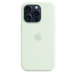 Силіконовий чохол CasePro Silicone Case з MagSafe Soft Mint для iPhone 15 Pro - мініатюра 2