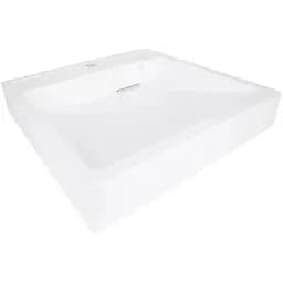 Раковина на пральну машину Qtap Arvin 59x59x115 мм. квадратна, без донного клапана QTARV2365WHI48575