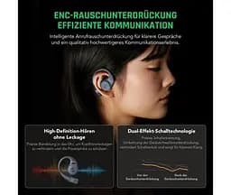 Навушники бездротові Black Shark T17 Open Bluetooth 5.3 Earphones (BHR8844CN) чорні - мініатюра 2