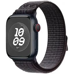 Ремінець Nylon Sport Loop для Apple Watch 42(ser.1-3)/44/45/46/49mm Black / Blue - мініатюра 2