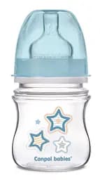 Антиколікова пляшечка для годування Canpol babies Easystart Newborn Baby, 120 мл, блакитний (35/216_blu) - мініатюра 1