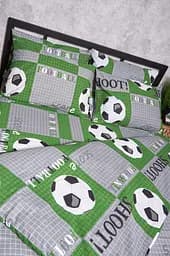 Комплект постільної білизни Moon&Star Бязь Gold Люкс Football Дитячий 110x140 см наволочки 2x40x60 см - мініатюра 4