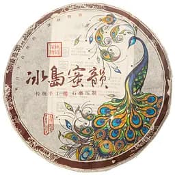 Чай Li Haoqiang Шу Пуер Біндао Мі Юнь Медова мелодія Біндао 2019р - млинець 357 гр - 1 шт - мініатюра 8