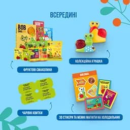 Різдвяний бокс у вигляді будинку Равлосіті з іграшкою та стікером Bob Snail зелений 384 г - мініатюра 3
