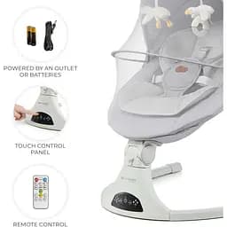Крісло-гойдалка Kinderkraft Tulsy Gray (KBTULS00GRY0000) - мініатюра 9