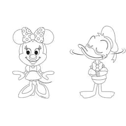 Розмальовка "Гра з кольором. Міккі Маус" 1426005 Disney Маля, 12 сторінок - мініатюра 2