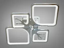 Сучасна стельова LED-люстра Diasha 8157/2+2HR LED 3color dimmer, 83W, 4565 lm, димер - мініатюра 4