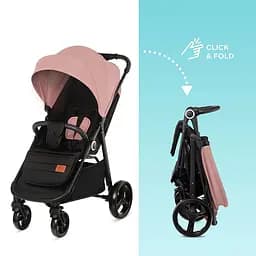 Прогулянкова коляска Kinderkraft Grande Plus, Pink (4444) - мініатюра 9