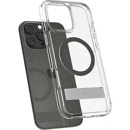 Прозорий чохол Spigen Ultra Hybrid S MagSafe Graphite для iPhone 16 Pro (ACS08143) - мініатюра 2