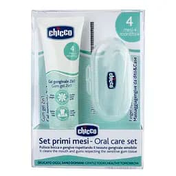 Набір Chicco My First Toothbrush Set зубна щітка-масажер і гель (11262.00) - мініатюра 3