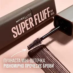 Гель-мус для брів Maybelline New York Superfluff Medium Brown 257, 5 мл (B3531700) - мініатюра 4