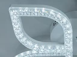 Стельова LED люстра Diasha MX4773/2+2WH 68W, 3740 lm, 53x69 см, біла - мініатюра 6