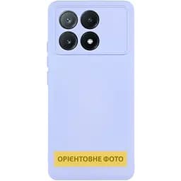 Чохол TPU GETMAN Liquid Silk Full Camera для Motorola Moto G15 4G / G15 Power / G17 / G17 Power Бузковий / Light purple