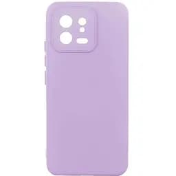 Чохол Silicone Cover з рамкою камери A Xiaomi 13 Elegant Purple