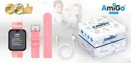 Smart Watch AmiGo GO10S Pro Wifi Pink UA - мініатюра 3