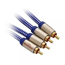 Міжблоковий аудіокабель 2RCA-2RCA Inakustik Premium Audio Stereo RCA 1.5m - мініатюра 2