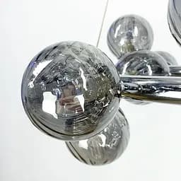Підвісна люстра в хромі Arte Lamp Bolla Line.F MJ 17-600 CH+GR - мініатюра 4