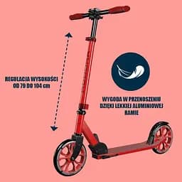 Самокат Hudora Bigwheel UP 200 Red (14152) - мініатюра 3