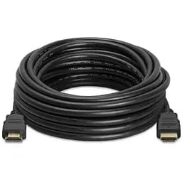 Кабель Merlion HDMI-HDMI HIGH SPEED 20m, v1.4, OD-7.5mm, круглий Black, коннектор Black, (Пакет) Q25