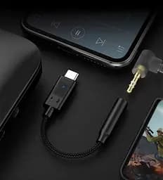 Портативний ЦАП-підсилювач для навушників KZ AM2 Type-C з еквалайзером та Hi-Fi звуком (Чорний) - мініатюра 8