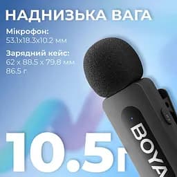 Мікрофон Boya BY-V35 TRS for camera Black (BY-V35) - мініатюра 8
