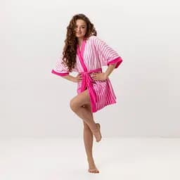 Халат жіночий з плюшевого велюру Victoria's Secret Pink 3433_L 16017 L - мініатюра 3