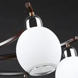 Люстра стельова Brille E14 40W BR (LK-286C/8) - мініатюра 7