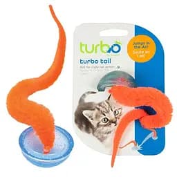 Coastal Turbo Tail Pop Up Турбо Тейл Хвост интерактивная игрушка для котов прыгающая оранжевый Хвост