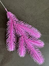Гілка хвойна лита Hvoya Barbie Pink рожева 33 см 250 шт. - мініатюра 5