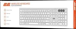 Клавіатура бездротова 2E KS270 Silver/White (2E-KS270WBWH_UA) - мініатюра 3