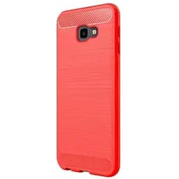 Протиударний бампер PRIMO Carbon Fiber Series для Samsung J4 Plus 2018 (SMJ415) Red