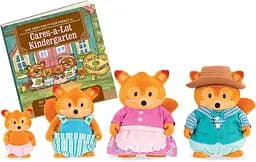 Набір фігурок Li'l Woodzeez Сім'я Лисичок 4од книжка EN det0018086 - мініатюра 2